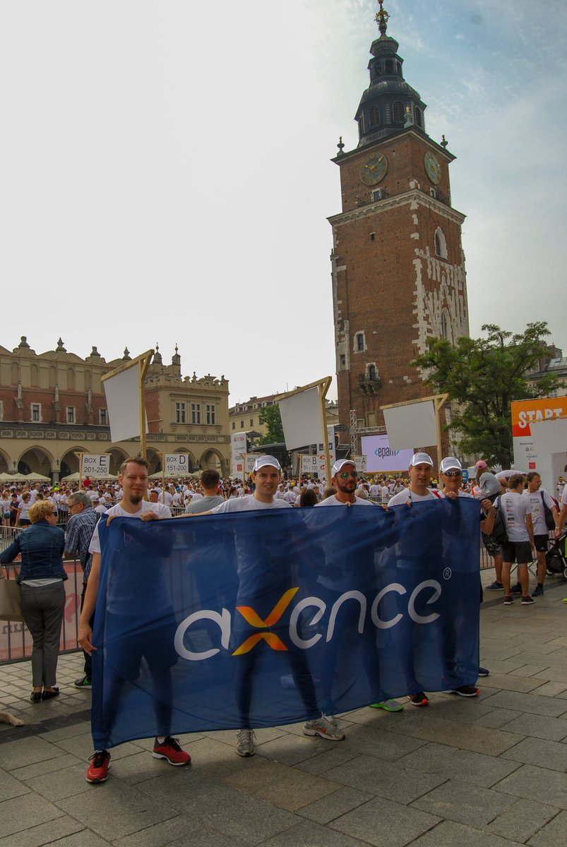 Team spirit is our key value at Axence so we took part in relay race
#PolandBusinessRun not only to have fun but also to help as this is the biggest charity run in Poland  Congrats to all participants and organisers!