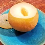 喉の痛みにお試しあれw蒸して食べる梨のデザートが美味しそう!