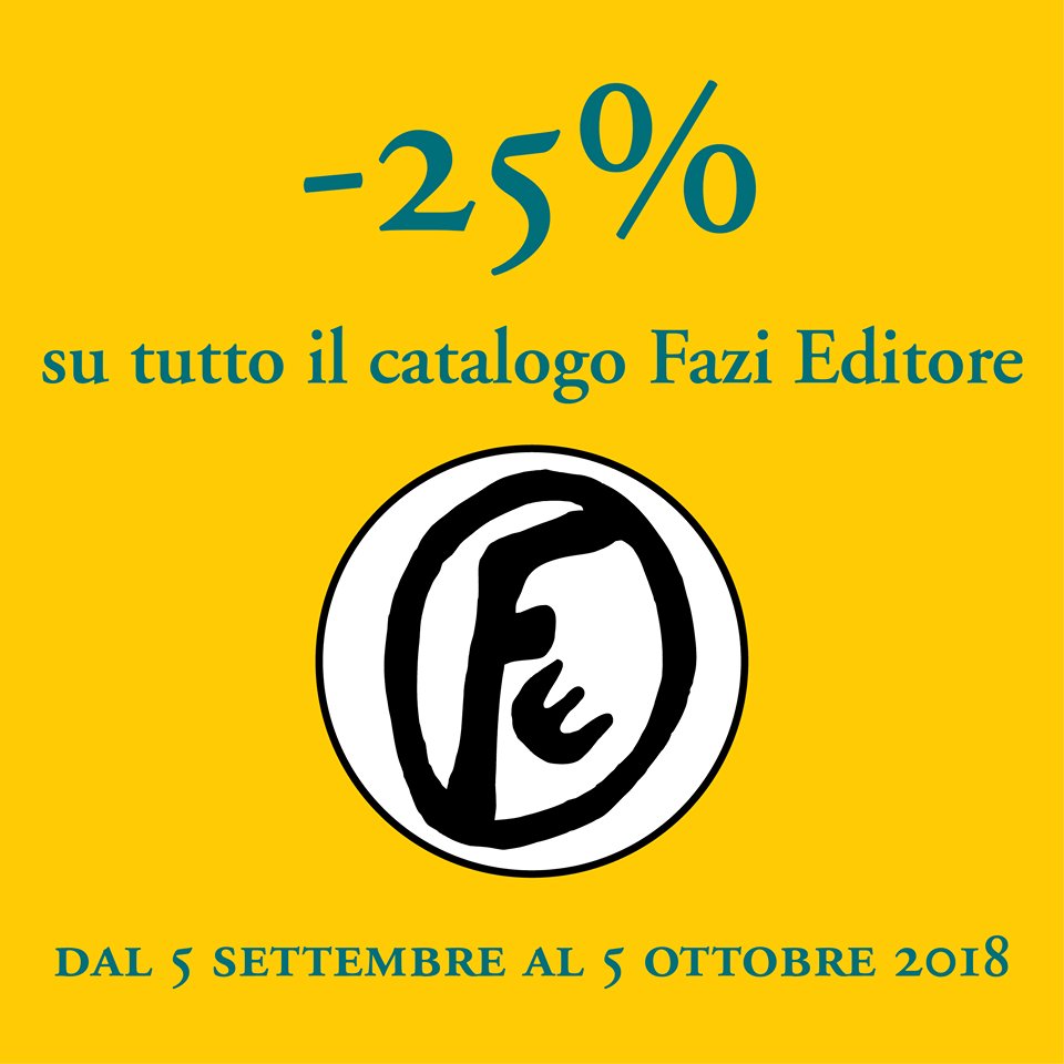 Si vocifera che dal 5 settembre al 5 ottobre tutto il nostro catalogo sarà scontato del 25%
Ebbene, lo confermiamo! Ma proprio tutto, eh. Incluso #CambioDiRotta di #ElizabethJaneHoward che esce giovedì 6 settembre. Sbizzarritevi e fateci sapere se e come ne approfitterete!