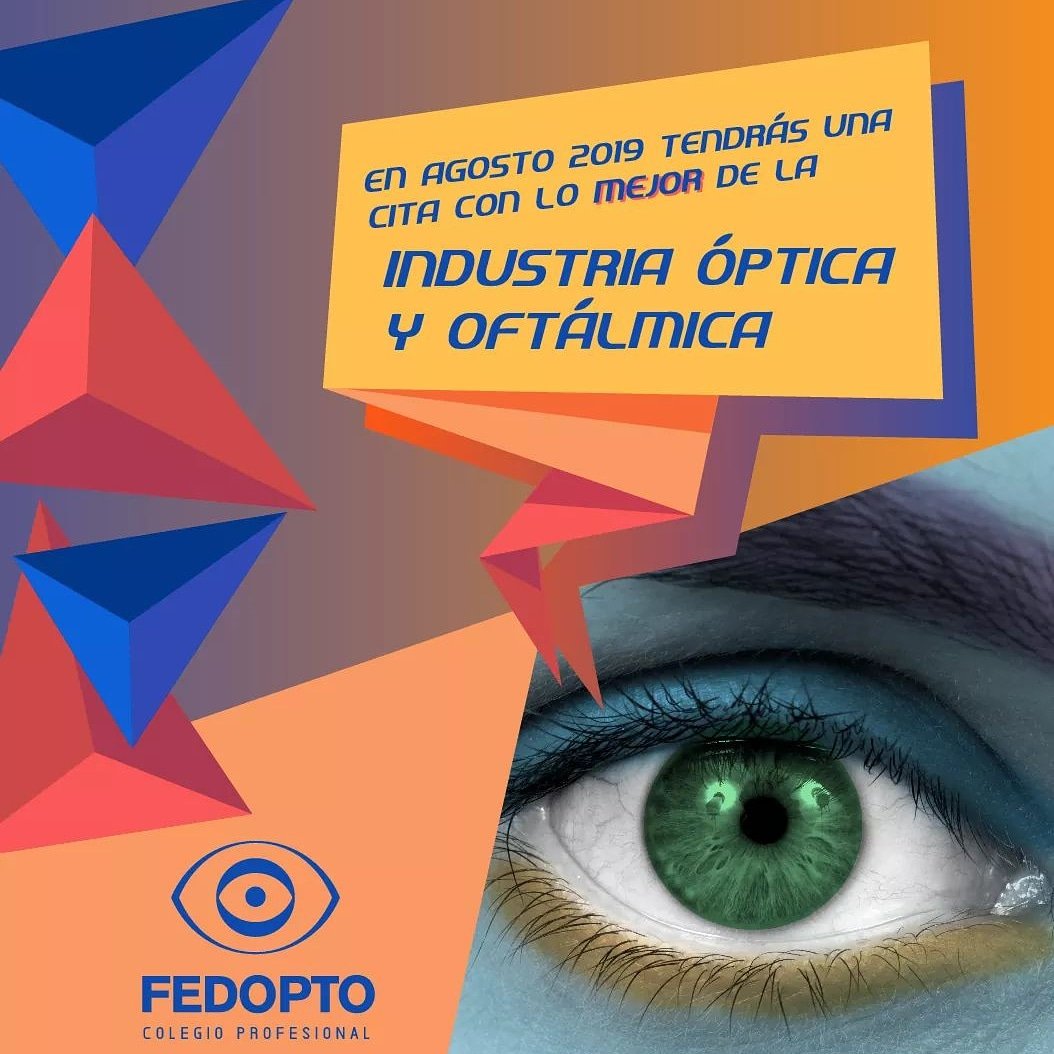 FedoptoOficial's tweet photo. Más de 60 expositores, más de 100 marcas nacionales e internacionales, la más avanzada tecnología y 4.000 metros cuadrados serán parte del salón internacional de la óptica, el más importante de Colombia. #ElEventodelAño #Agosto2019 https://t.co/ynRwBP6q7a