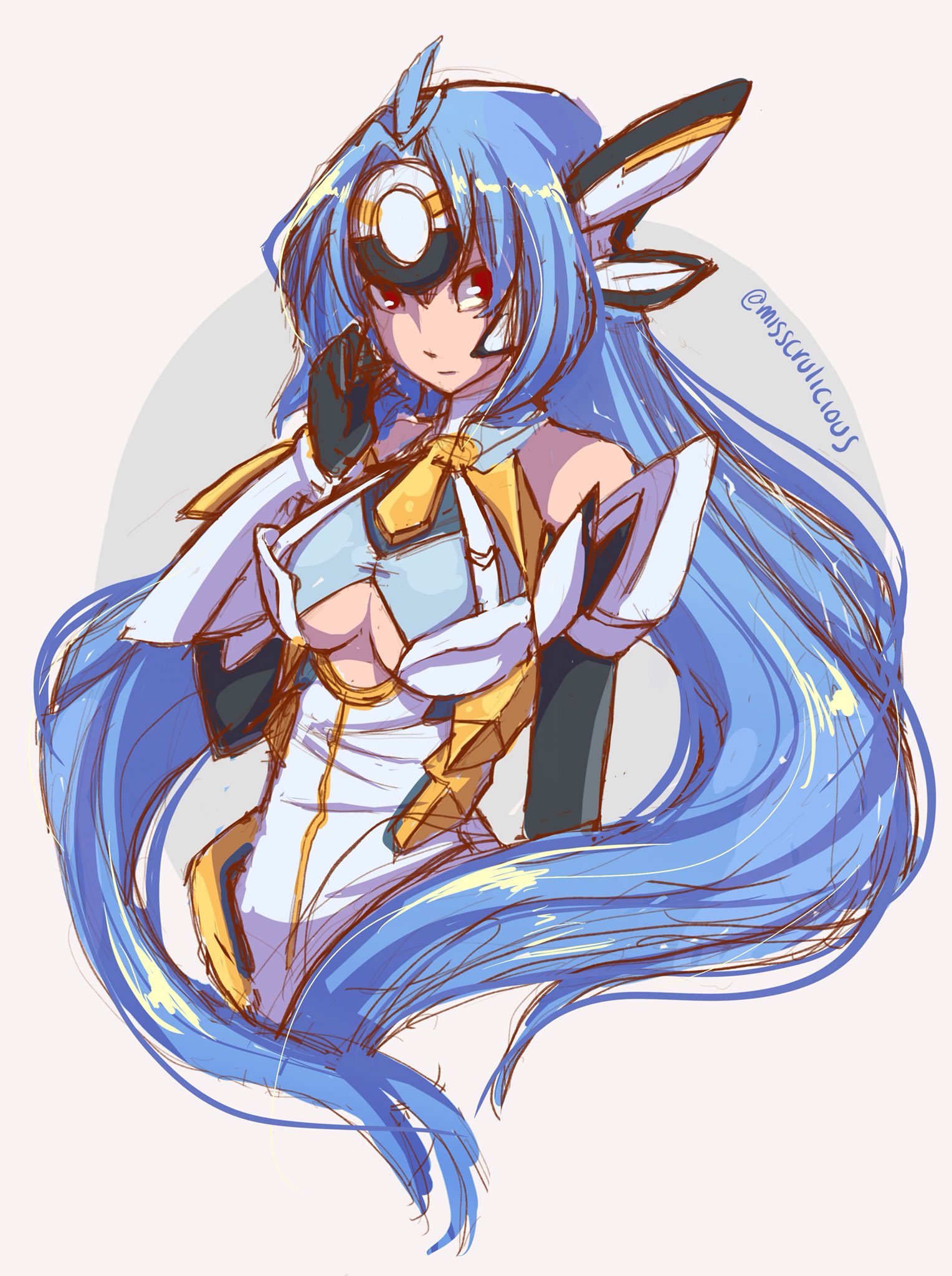 misscru on X: Kos-Mos! I had fun drawing this one :D #kosmos #xenosaga  #illustrationart #fanart  / X