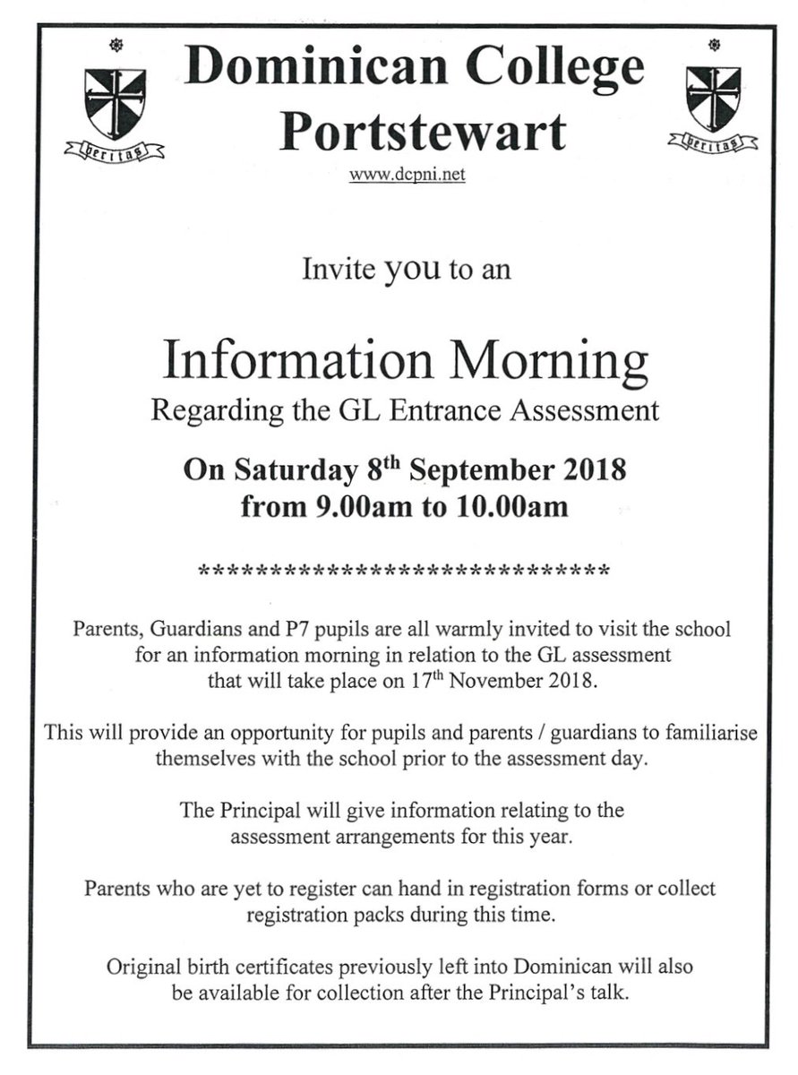 Mill Strand IPS (@millstranded) on Twitter photo Information morning for Y7 parents from local schools👍 <a href="/StMalsColeraine/">St Mals PS</a> <a href="/StJohnColeraine/">St. John’s P.S. Coleraine</a> <a href="/DomCollPStewart/">Dominican College</a> Information morning for Y7 parents from local schools👍 <a href="/StMalsColeraine/">St Mals PS</a> <a href="/StJohnColeraine/">St. John’s P.S. Coleraine</a> <a href="/DomCollPStewart/">Dominican College</a>