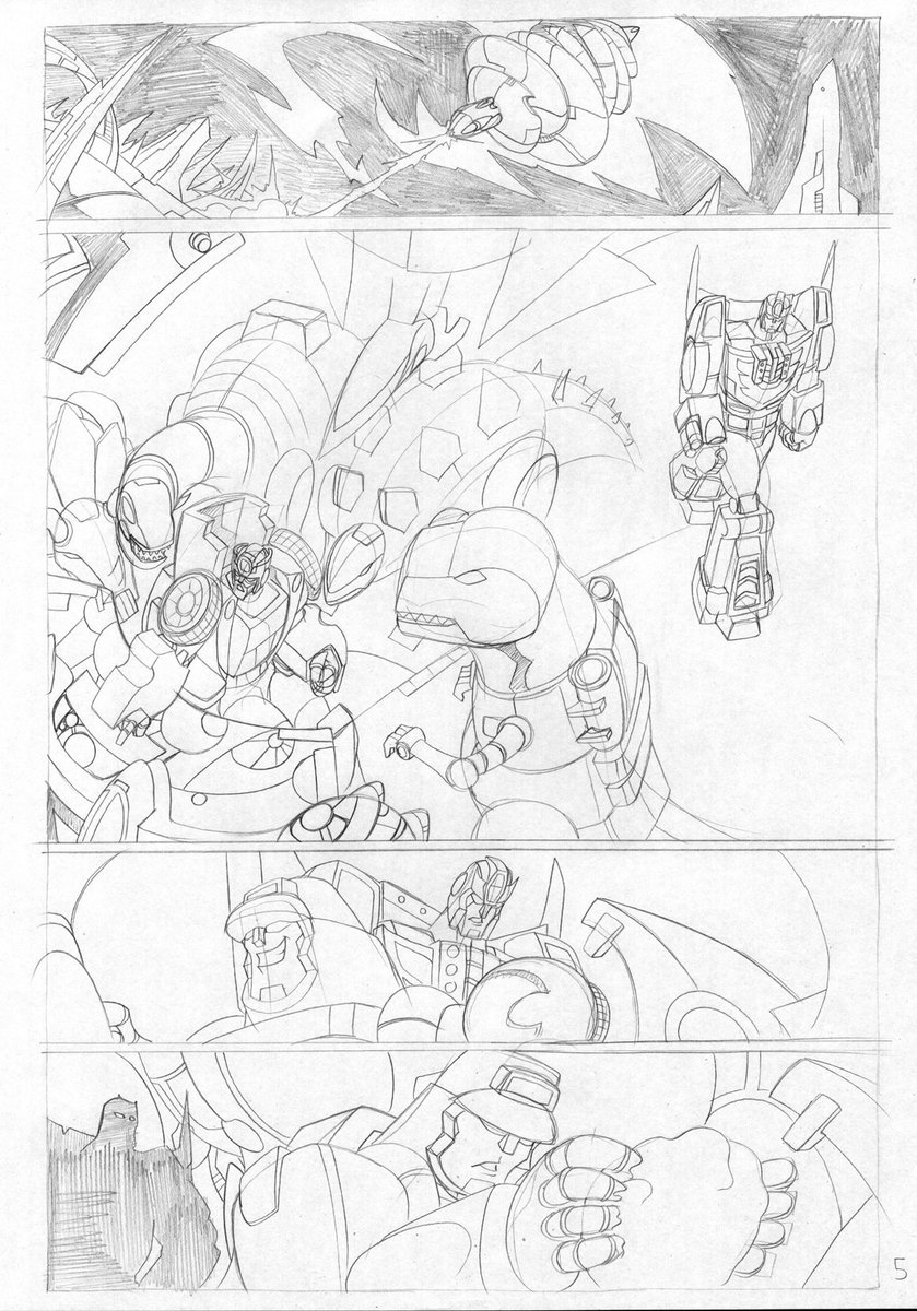rudetoonsart's tweet photo. Pencils, inks and colours on one of the transformers comics I worked on #comicartist #transformers #autobots #dinobots #decepticons #boorudetoons #ukartist #cartoonist #illustration #picture #comicpage #inks #inking #rodimusprime #hotrod #toys #workingincomics #artist https://t.co/41SSh0a2XI