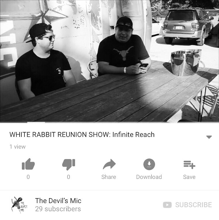 thedevilsmic's tweet photo. Interview is up and ready to view. Check it out and let us know what you think
WHITE RABBIT REUNION SHOW: Infinite Reach https://t.co/qg2NaTedtJ via @YouTube
#Texas #Austin #AustinTexas #Rock #Metal #Metalcore #Hardcore #TexasRock #TexasMetal #TexasMetalcore #TexasHardcore https://t.co/N3MnNp7RlP