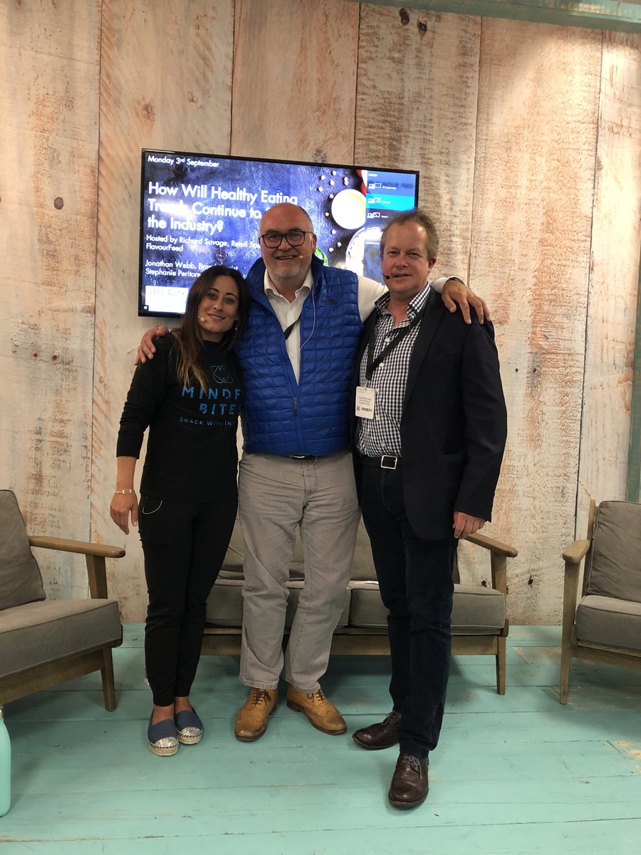Pleasure to share the stage <a href="/SpecialityFair/">Speciality & Fine Food Fair</a> earlier today with inspirational speakers, Stephanie <a href="/mindfulbitesUK/">Mindful Bites</a> and Richard <a href="/FlavourFeed/">Flavour Feed</a>, for a topical discussion, ‘How will Healthy Eating Trends Continue to Shape the Industry’ 

#SFFF18, #mindfuleating, #eataly, #marketingtips