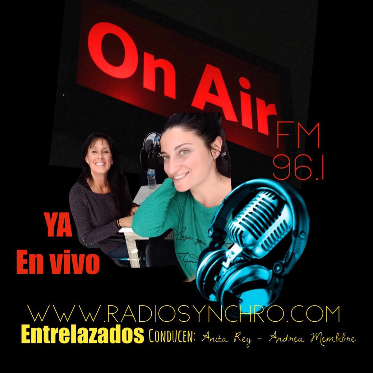 entrelazadosok's tweet photo. 🎧YA AL AIRE 
⏰Lunes de 14 a 16hs x @radiosynchroON con  @anilocutora 
 y  @AndyMemb  #Magazine #Solidaridad con la mejor #Música 🎵
📞15 2672 5100 
👉https://t.co/UX606ETwEb
👉Instagram @entrelazadosenradio
👉https://t.co/fHL14oDQzn https://t.co/rTUBMuIO2l