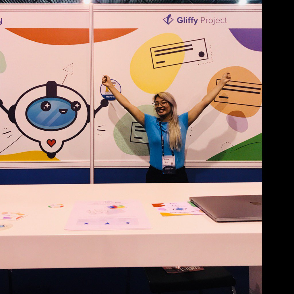 NataliePan's tweet photo. Yeh! #Djedi shirts available at #Gliffy booth! We have women sizes too! #gliffyproject #atlassiansummit https://t.co/pmESbh7aMT