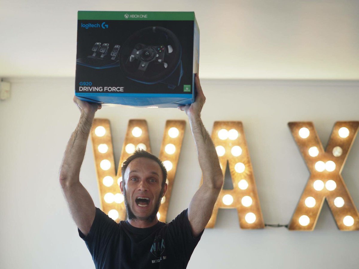 Our head waiter and Cornwalls number one Wolverine impersonator Adam, has once again won our employee of the Month!

He wanted to a race car as his prize, but as that was slightly above budget, we got him a simulator instead. 

Well done Adam! We would be nothing without you! 💚