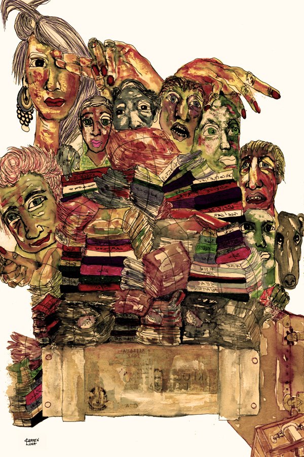 giovadiarco's tweet photo. #artistoftheday #saatchiart @carmenluna_art #artcollectors #fineart #FineArtAmerica #curatorsArt #expressionism 
"necesitaba recuperar el dibujo.  Ahondé en personajes, que han cruzado mi mente hasta el papel..." (Carmen Luna )

https://t.co/0va0TNfUp2 https://t.co/7LvuAcqidM