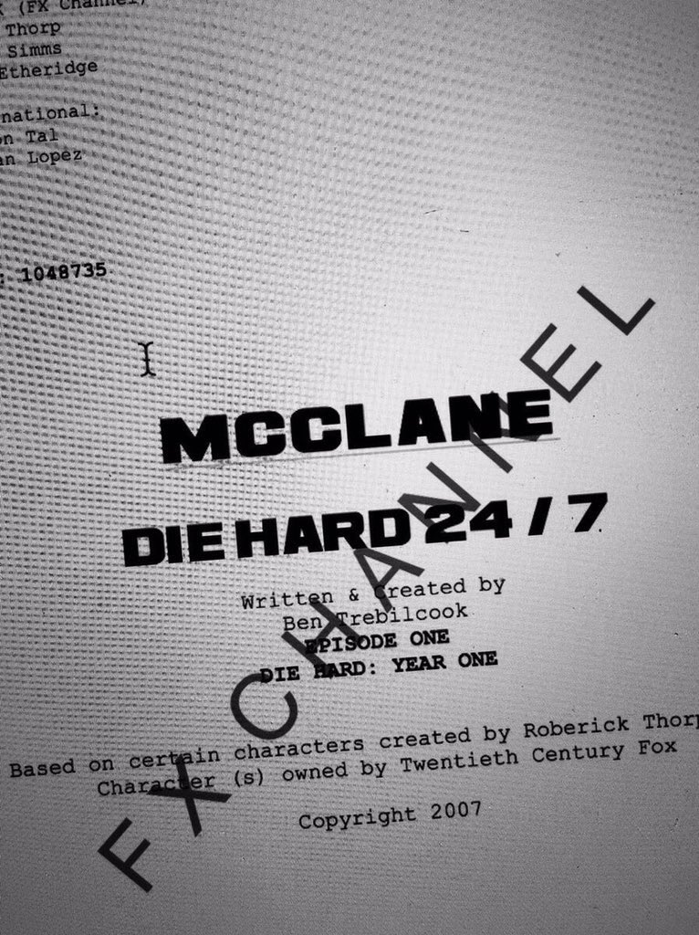 BenTrebilcook's tweet photo. @KristianHarloff @ProjectAvant @KenNapzok Thanks, guys. Script is out there in novel world, as my Old Habits book. There’s a wonderful chapter that I reworked from a TV prequel project I developed with Fox UK in 2007, coincidentally titled #McClane, set in ‘77 with the NYC blackout &amp; McClane’s 1st day. #diehard #diehard6 https://t.co/aSOKacrrnF