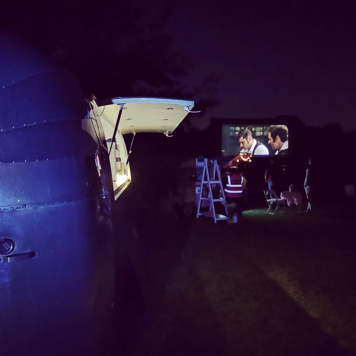 It’s been a busy weekend Saturday night @essexoutdoorcinema and Sunday at the polo near #stonehenge.