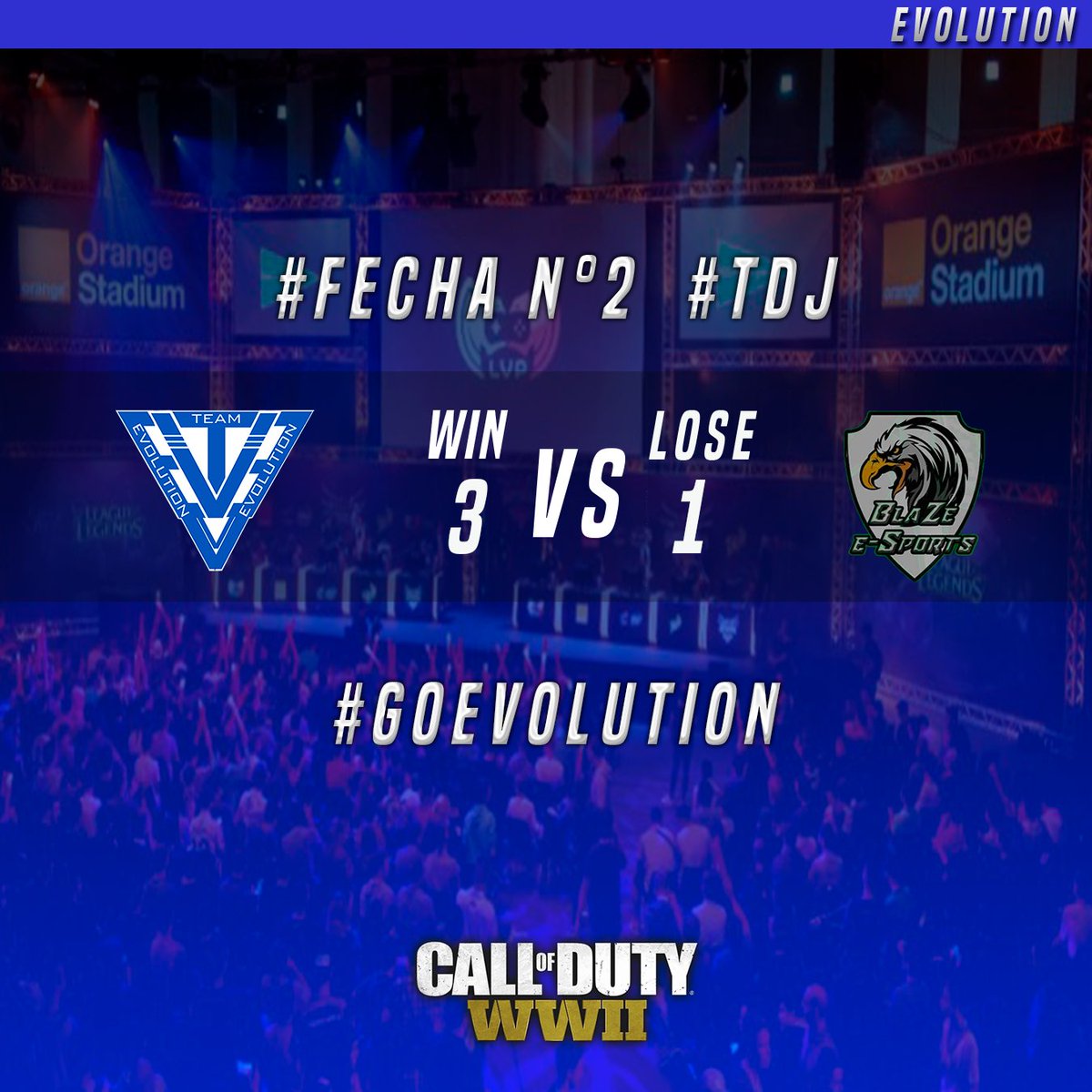 team_evolutionG's tweet photo. [Liga Main @TDJChile]

El fin de semana tuvimos una semana cargada con encuentros, nuestro 2do partido en disputar fue contra un buen rival #Blaze nos llevamos el partido con un marcador de 3-1 asi sumando 6pts en la liga

no olivden en seguirnos @team_evolutionG https://t.co/QWdcu25PTv