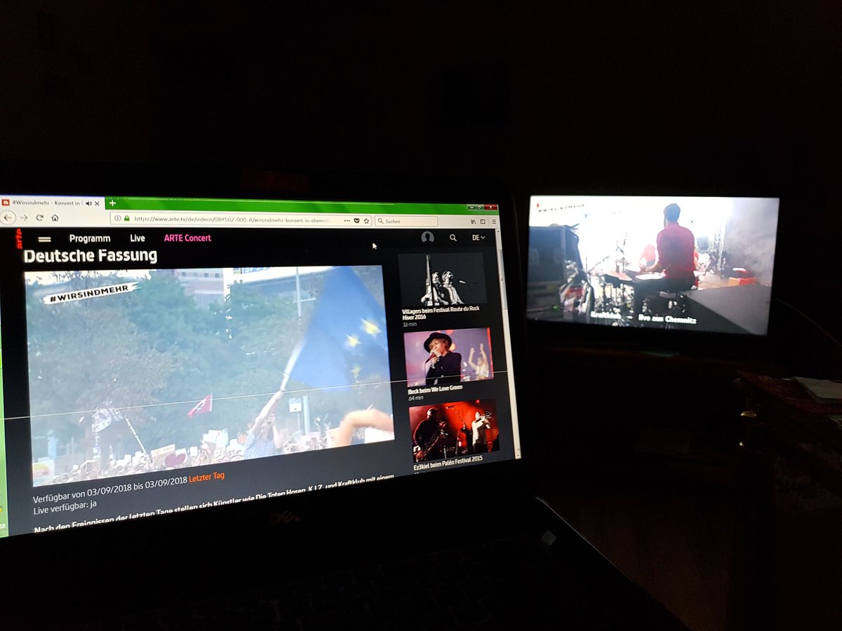 Screenmirroring #wirsindmehr @ARTEde @kulturzeit
