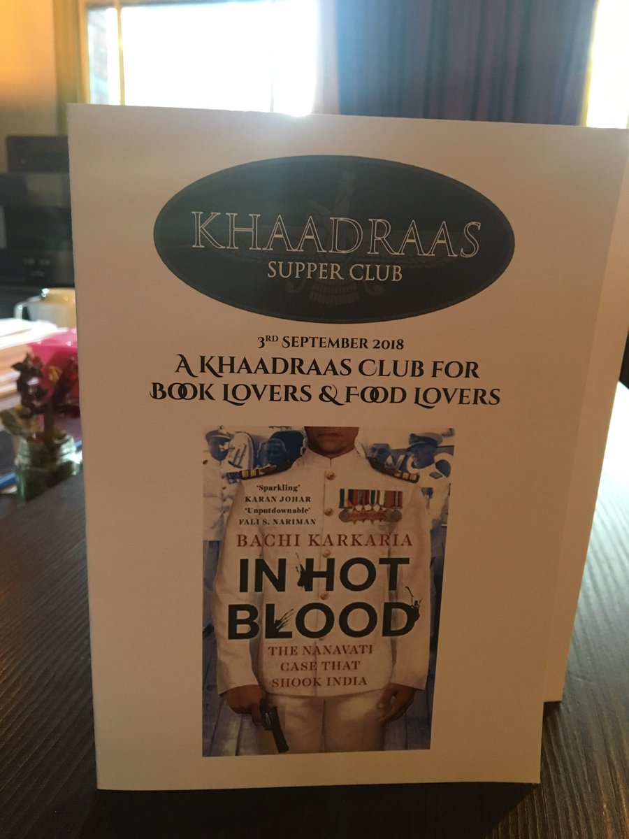 CafeSpiceNamast's tweet photo. Namaste! Beyond excited for our #khaadraas supper club evening tonight with celebrated Indian journalist & author BACHI KARKARIA https://t.co/jy3hF1JrLq
