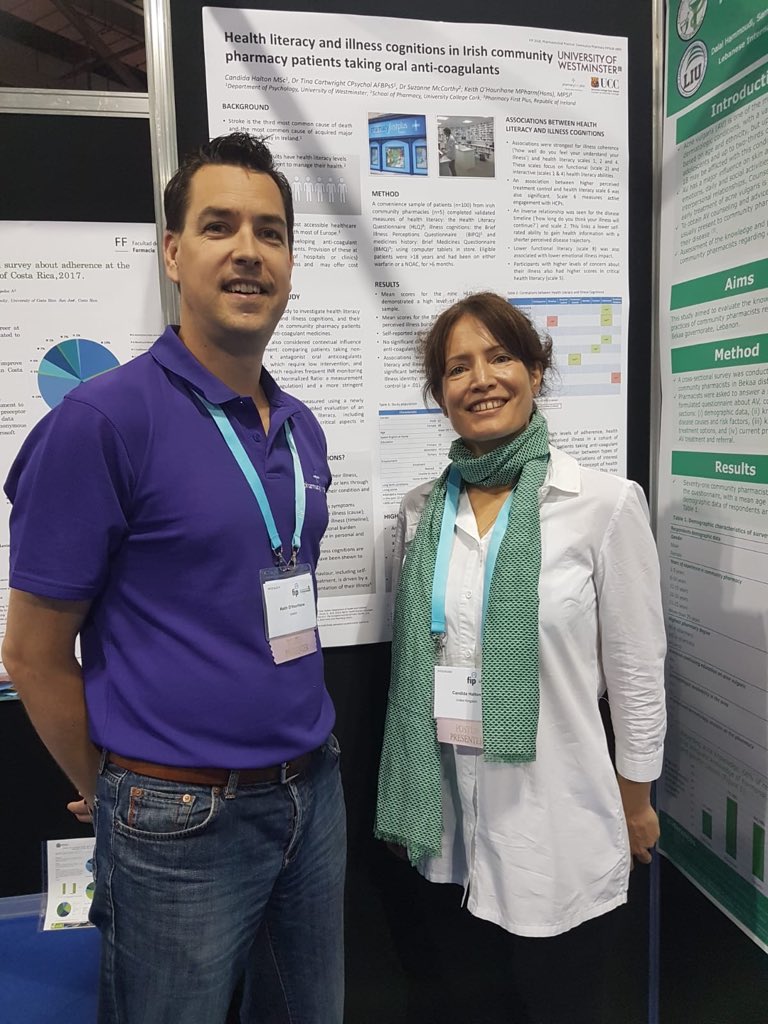 HaltonCandida's tweet photo. Busy day for #healthliteracy (and me!) at #FIP2018 two posters @gjdunca63 @UoWPsych and a workshop. Great pleasure and great people to collaborate with and learn from! https://t.co/fghHl2HaDh