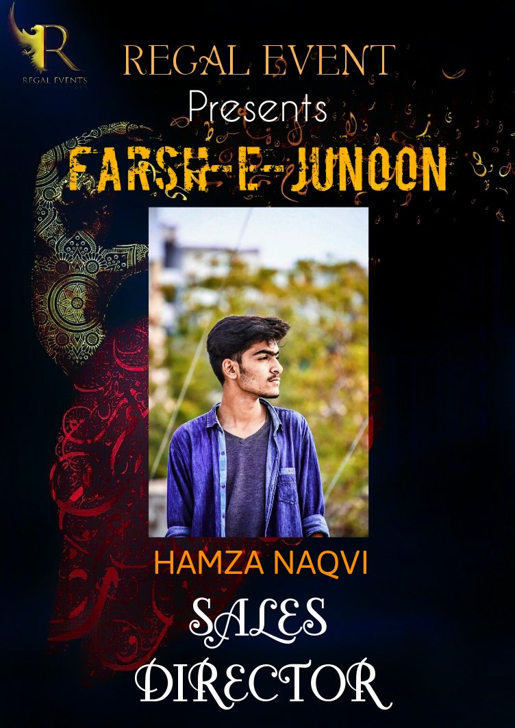 regaleventpk's tweet photo. Contact for Farsh-e-Junoon night passes
Numbers:--03171057584
Follow us on social media portals:
https://t.co/0hfcqCfgRD
https://t.co/meBrbKzHbE
https://t.co/KMzCnUFR4u
https://t.co/0tuWddD2Of
Use Hashtags in your post
#RegalEventpk
#JiyeRegal
#TeamRegal https://t.co/zTnz8lg3c3