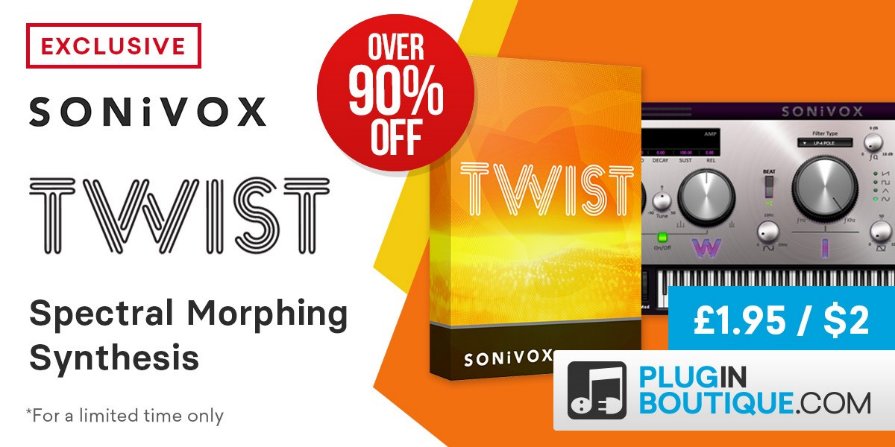 Exclusive Offer! bit.ly/2wF05R3

For a LIMITED time we are offering 90% off our <a href="/SONiVOX/">SONiVOX</a> #TWIST.
ONLY £1.95/$2!
#WhatADeal