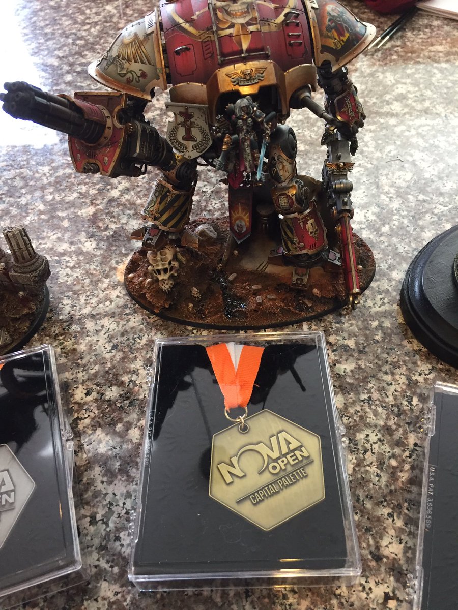 warhammerweekly's tweet photo. A bit late as I had a long drive. But I had an incredible #NOVAOpen2018 - beyond thrilled to have won 3 golds, a silver and a bronze. Thanks to the incredible judges and congratulations to all the amazing winners. https://t.co/7yRcSusWP3