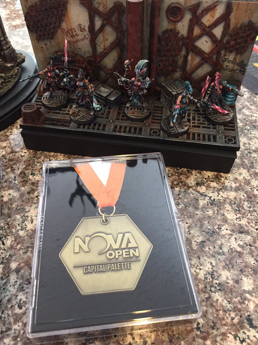 warhammerweekly's tweet photo. A bit late as I had a long drive. But I had an incredible #NOVAOpen2018 - beyond thrilled to have won 3 golds, a silver and a bronze. Thanks to the incredible judges and congratulations to all the amazing winners. https://t.co/7yRcSusWP3
