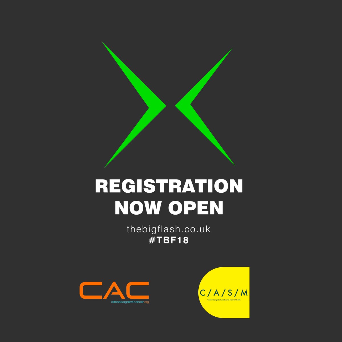 HighballNorwich's tweet photo. REGISTRATION FOR THE BIG FLASH 2018 IS OPEN!
Full details of our 3-day festival are on our website: https://t.co/z6ubjitqBL
Read more on our blog: https://t.co/Nkv4xpF3gt
This year we are supporting @climbersagainst and @casmclimbing
#TBF18 #BoulderingComp https://t.co/wD99fnsFOa
