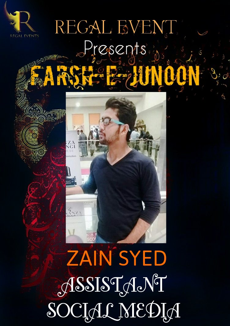 regaleventpk's tweet photo. Contact for Farsh-e-Junoon night passes
Numbers:--03171057584
Follow us on social media portals:
https://t.co/0hfcqCfgRD
https://t.co/meBrbKzHbE
https://t.co/KMzCnUFR4u
https://t.co/0tuWddD2Of
Use Hashtags in your post
#RegalEventpk
#JiyeRegal
#TeamRegal https://t.co/ULSm0sXdxV