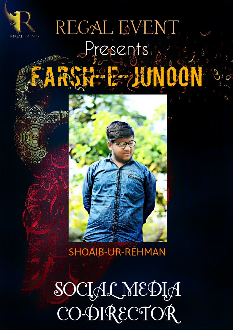 regaleventpk's tweet photo. Contact for Farsh-e-Junoon night passes
Numbers:--03171057584
Follow us on social media portals:
https://t.co/0hfcqCfgRD
https://t.co/meBrbKzHbE
https://t.co/KMzCnUFR4u
https://t.co/0tuWddD2Of
Use Hashtags in your post
#RegalEventpk
#JiyeRegal
#TeamRegal https://t.co/ULSm0sXdxV