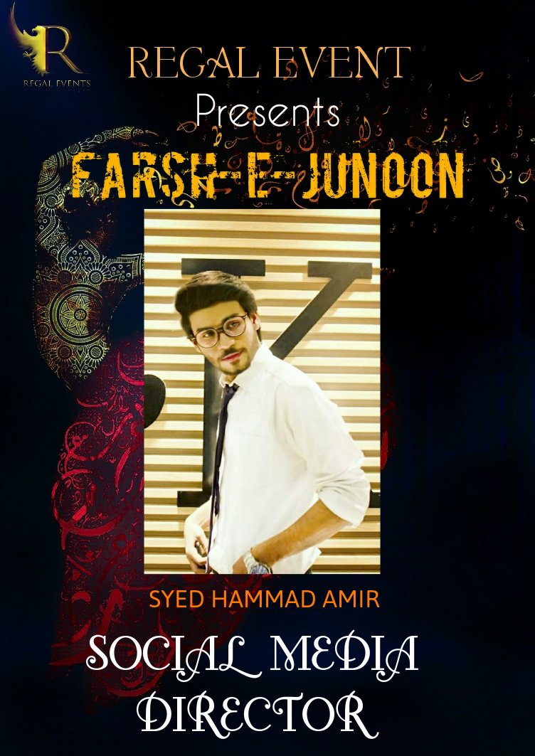 regaleventpk's tweet photo. Contact for Farsh-e-Junoon night passes
Numbers:--03171057584
Follow us on social media portals:
https://t.co/0hfcqCfgRD
https://t.co/meBrbKzHbE
https://t.co/KMzCnUFR4u
https://t.co/0tuWddD2Of
Use Hashtags in your post
#RegalEventpk
#JiyeRegal
#TeamRegal https://t.co/ULSm0sXdxV