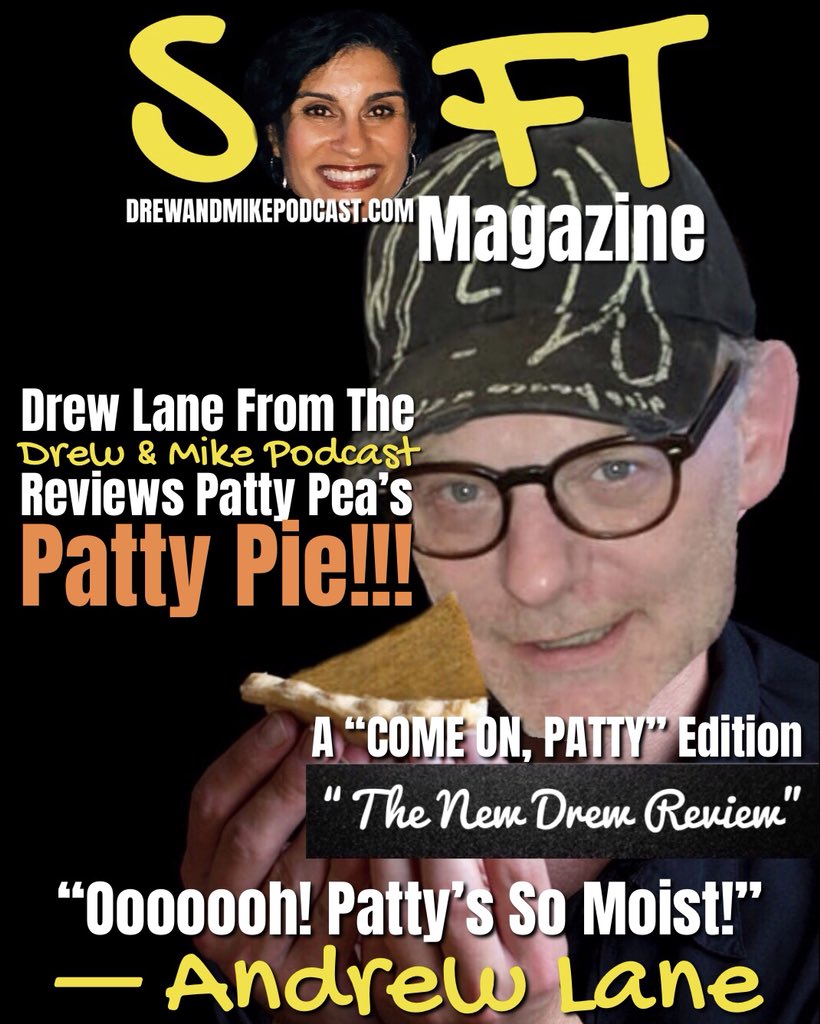 SoftMagazineDMP's tweet photo. Drew Lane (@DrewMikePodcast) reviews Patty Pea’s (@DetroitDivaPP) Patty Pie!!!!

#ComeOnPatty #PattyPie #DrewAndMikePodcast https://t.co/y5oHsAxRa4 https://t.co/o9mzHhTxbB