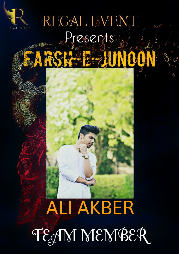 regaleventpk's tweet photo. Contact for Farsh-e-Junoon night passes
Numbers:--03171057584
Follow us on social media portals:
https://t.co/0hfcqCfgRD
https://t.co/meBrbKzHbE
https://t.co/KMzCnUFR4u
https://t.co/0tuWddD2Of
Use Hashtags in your post
#RegalEventpk
#JiyeRegal
#TeamRegal https://t.co/7BkOnor8Iu