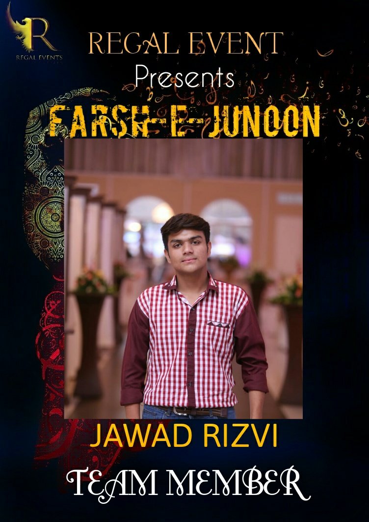 regaleventpk's tweet photo. Contact for Farsh-e-Junoon night passes
Numbers:--03171057584
Follow us on social media portals:
https://t.co/0hfcqCfgRD
https://t.co/meBrbKzHbE
https://t.co/KMzCnUFR4u
https://t.co/0tuWddD2Of
Use Hashtags in your post
#RegalEventpk
#JiyeRegal
#TeamRegal https://t.co/7BkOnor8Iu
