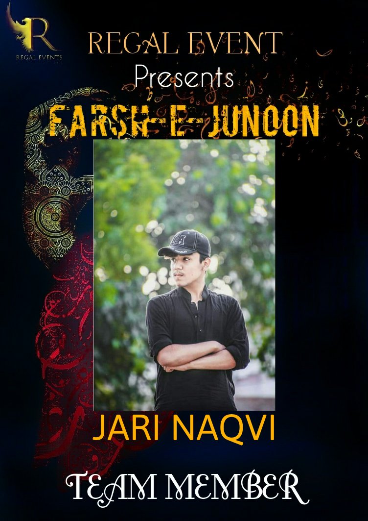 regaleventpk's tweet photo. Contact for Farsh-e-Junoon night passes
Numbers:--03171057584
Follow us on social media portals:
https://t.co/0hfcqCfgRD
https://t.co/meBrbKzHbE
https://t.co/KMzCnUFR4u
https://t.co/0tuWddD2Of
Use Hashtags in your post
#RegalEventpk
#JiyeRegal
#TeamRegal https://t.co/7BkOnor8Iu