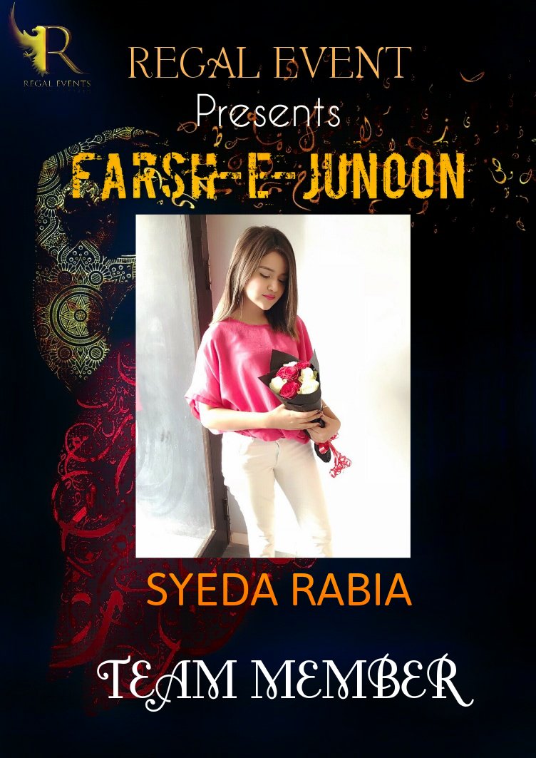 regaleventpk's tweet photo. Contact for Farsh-e-Junoon night passes
Numbers:--03171057584
Follow us on social media portals:
https://t.co/0hfcqCfgRD
https://t.co/meBrbKzHbE
https://t.co/KMzCnUFR4u
https://t.co/0tuWddD2Of
Use Hashtags in your post
#RegalEventpk
#JiyeRegal
#TeamRegal https://t.co/fXvnPjZNZv
