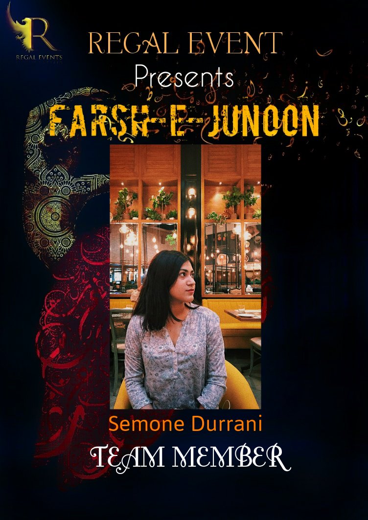 regaleventpk's tweet photo. Contact for Farsh-e-Junoon night passes
Numbers:--03171057584
Follow us on social media portals:
https://t.co/0hfcqCfgRD
https://t.co/meBrbKzHbE
https://t.co/KMzCnUFR4u
https://t.co/0tuWddD2Of
Use Hashtags in your post
#RegalEventpk
#JiyeRegal
#TeamRegal https://t.co/fXvnPjZNZv