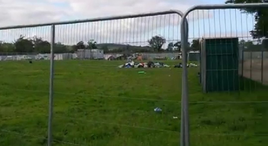 darraghdoyle's tweet photo. To contrast though, the Gaeltacht Campsite campers at Electric Picnic left their site very clean with a neat pile for collection. Maith sibh! Video by @EdibleRice at https://t.co/Nr0bL245kb https://t.co/88Qdvxe4Z2