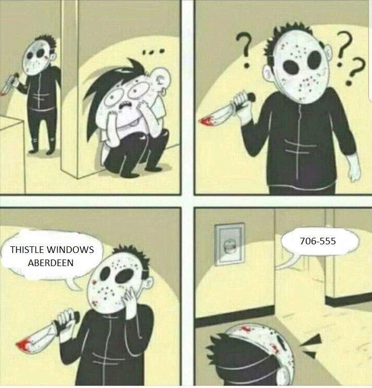 Only followers in Aberdeen and Aberdeenshire will get this .... #ThistleWindowsAberdeen706555