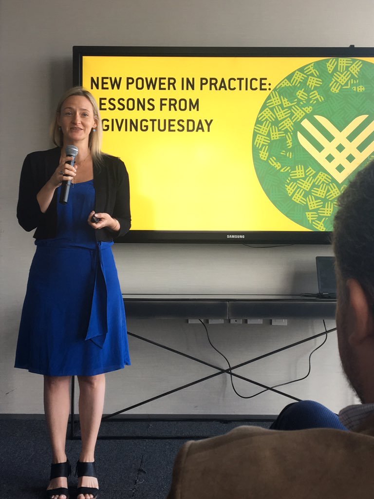 LucianoBermudz's tweet photo. [Now] @RadioFreeAsha talks about #GivingTuesday as a demonstration of #TheNewPower. https://t.co/3Y50b71krr