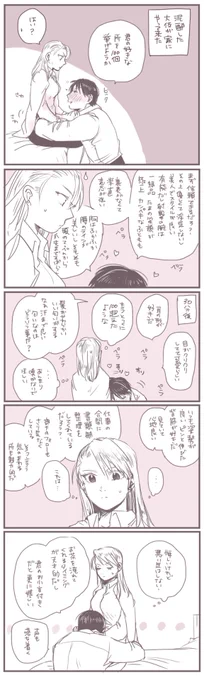 ロイアイがイッッチャイチャするだけの落書きまんが 
