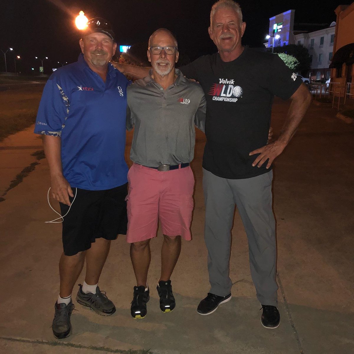 moigolf's tweet image. Was lucky to hang with these 2 World Champions last night. Proud to work with these guys at MOI Golf. Thanks for the stories. Good luck today.#critter #WorldLongDrive #moigolf