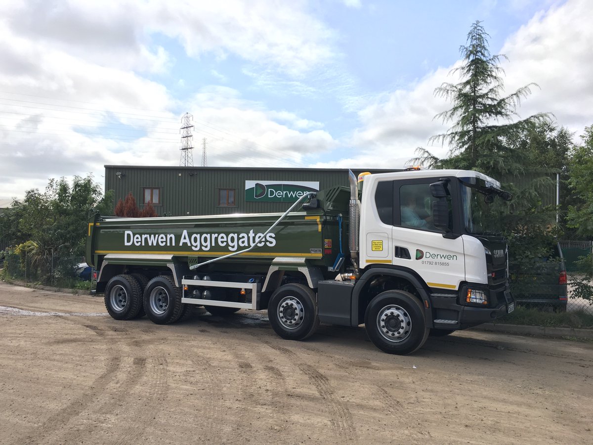 DerwenGroup's tweet photo. Happy September,  our new  8 wheeler tipper to add to our fleet it will be on the road this week delivering recycled aggregates and collecting muckaway. https://t.co/WI0e673Tvb