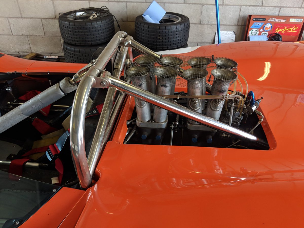 Mclhondamp4421's tweet photo. #McLarenMonday #McLaren #m6b #Chevrolet #canam seen at #oultonpark gold cup https://t.co/2Ry32ujEMI