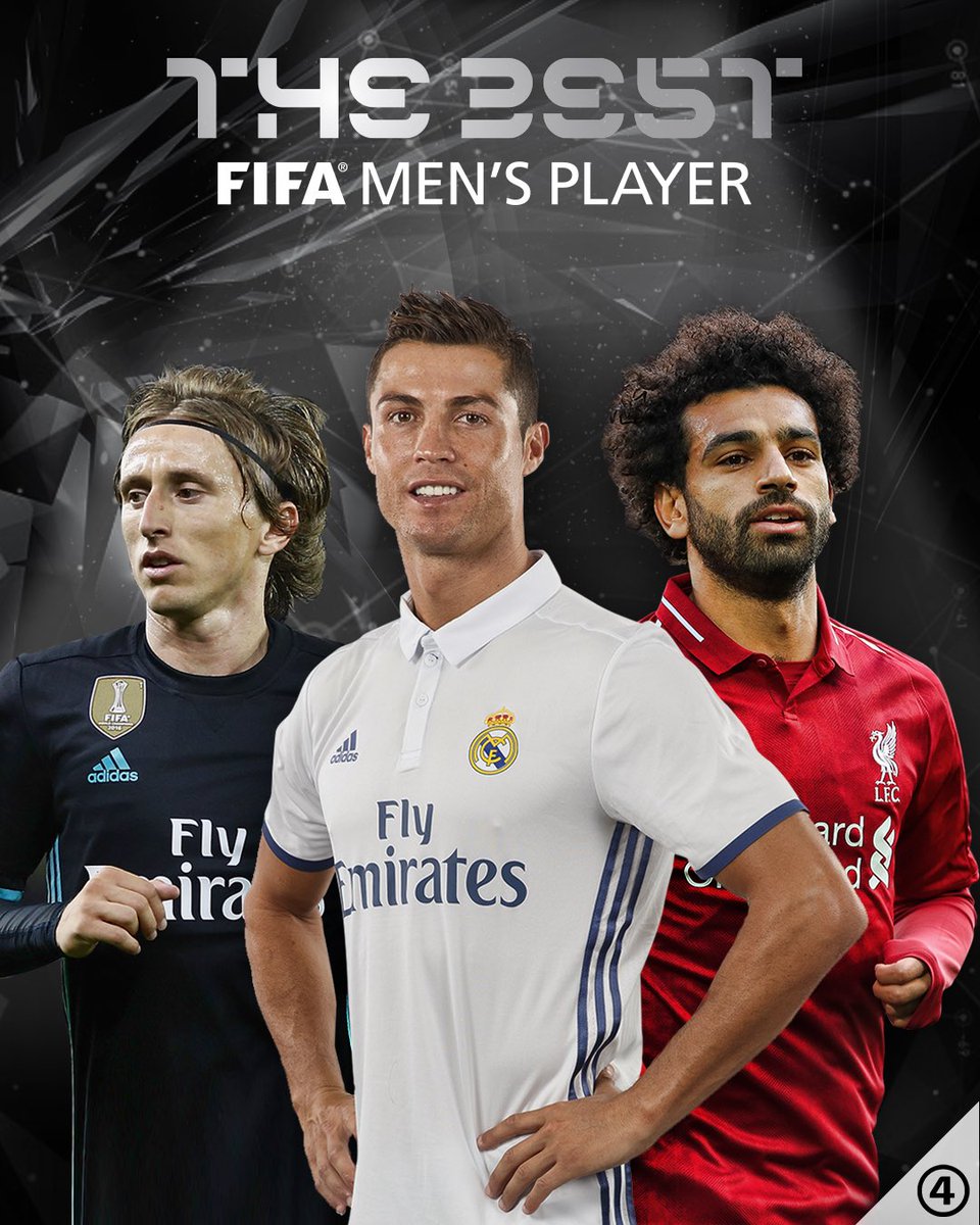 433's tweet photo. Who should win the 2018 FIFA Best Award ⁉️

The nominees:
🔴 @MoSalah 
⚫️ @lukamodric10
⚪️ @Cristiano https://t.co/egnyvv8PYA