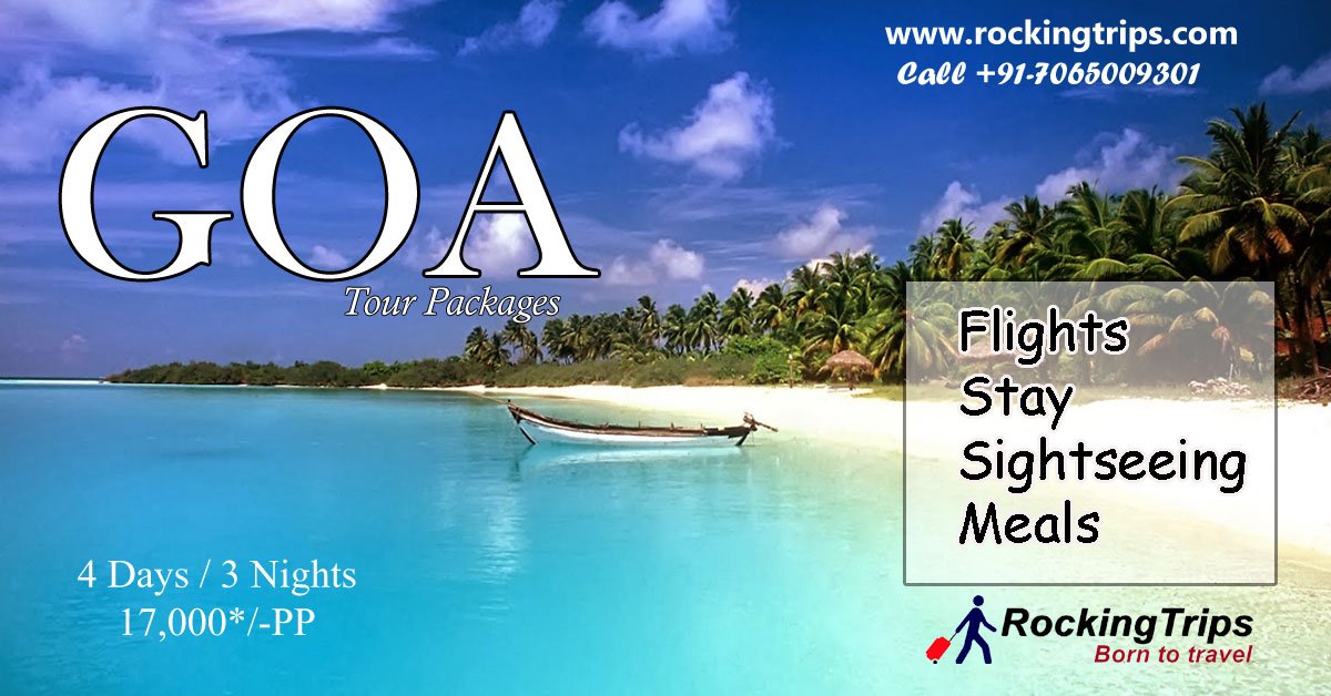 rockingtrips's tweet photo. Goa Tour Packages
4 Days / 3 Nights
Starts @ INR 17,000*/-PP
3 Nights Accommodation
Flights
Stay
Sightseeing
Meals
For more information:
#GoaTourPackages #GOA #GoaPackages #GoaHoneymoonPackages #GoaHolidayPackages
Web: https://t.co/ZvbesxugGZ
Call us : +91-7065009301 https://t.co/34zlmwirJQ
