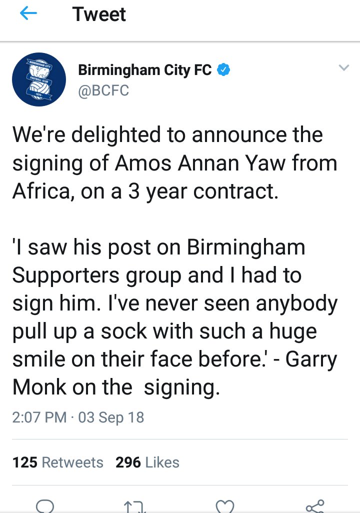 ReeceBcfc96's tweet photo. @BCFC @GarryMonk cracking signing, hopefully we start scoring goals now! #BCFC https://t.co/8Zw0MseyWu