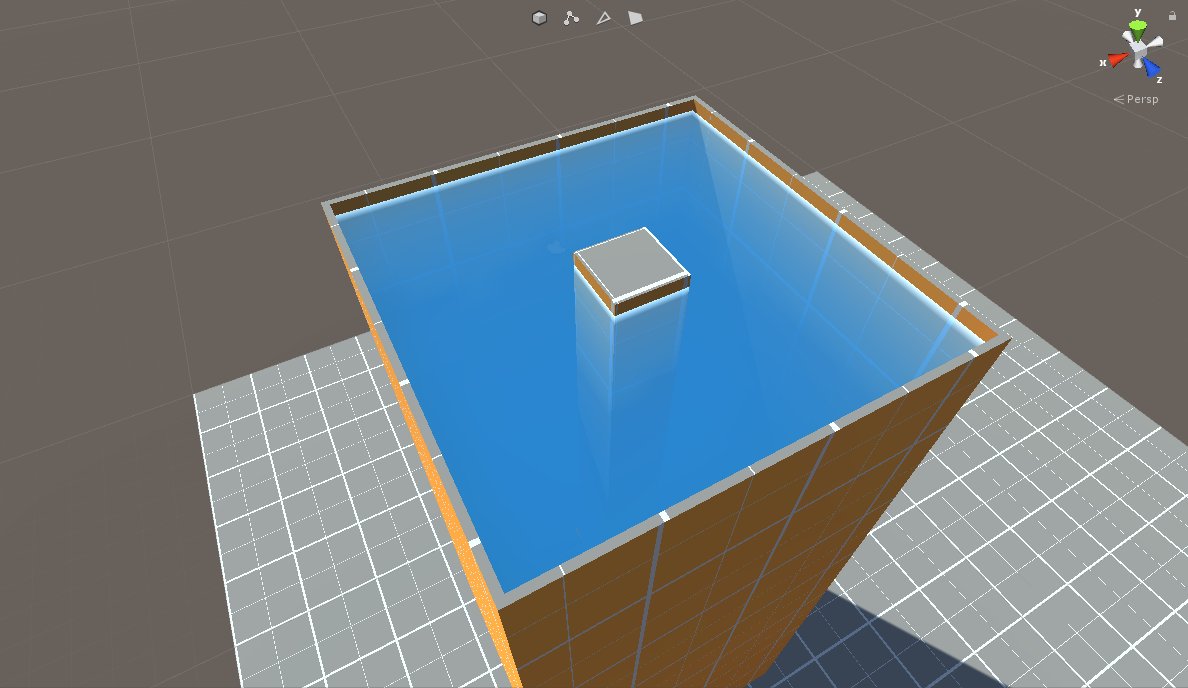 JamieCox1995's tweet photo. Been messing around with some shader stuff today, and started the pretty cool Stylised Water for #unity3d. It used a Depth effect to darken the deeper water, and to create a basic foam line around the edge of the water! #gamedev #IndieGameDev  #indiedev https://t.co/40vwXxPCnm