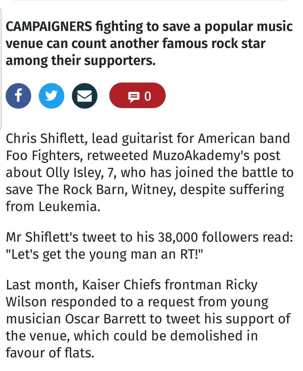 muzoakademy's tweet photo. Hey @GaryBarlow have you been reading the Local Press? 

We've had shout outs from @foofighters @ChrisShiflett71 @KaiserChiefs @Rickontour @ENTERSHIKARI @TheFarm_ @DuffMcKagan @Rev_Dr @stebe 

We'd love some help from our superstar neighbour. Will you help us #savetherockbarn? https://t.co/MXr5eh6Eot