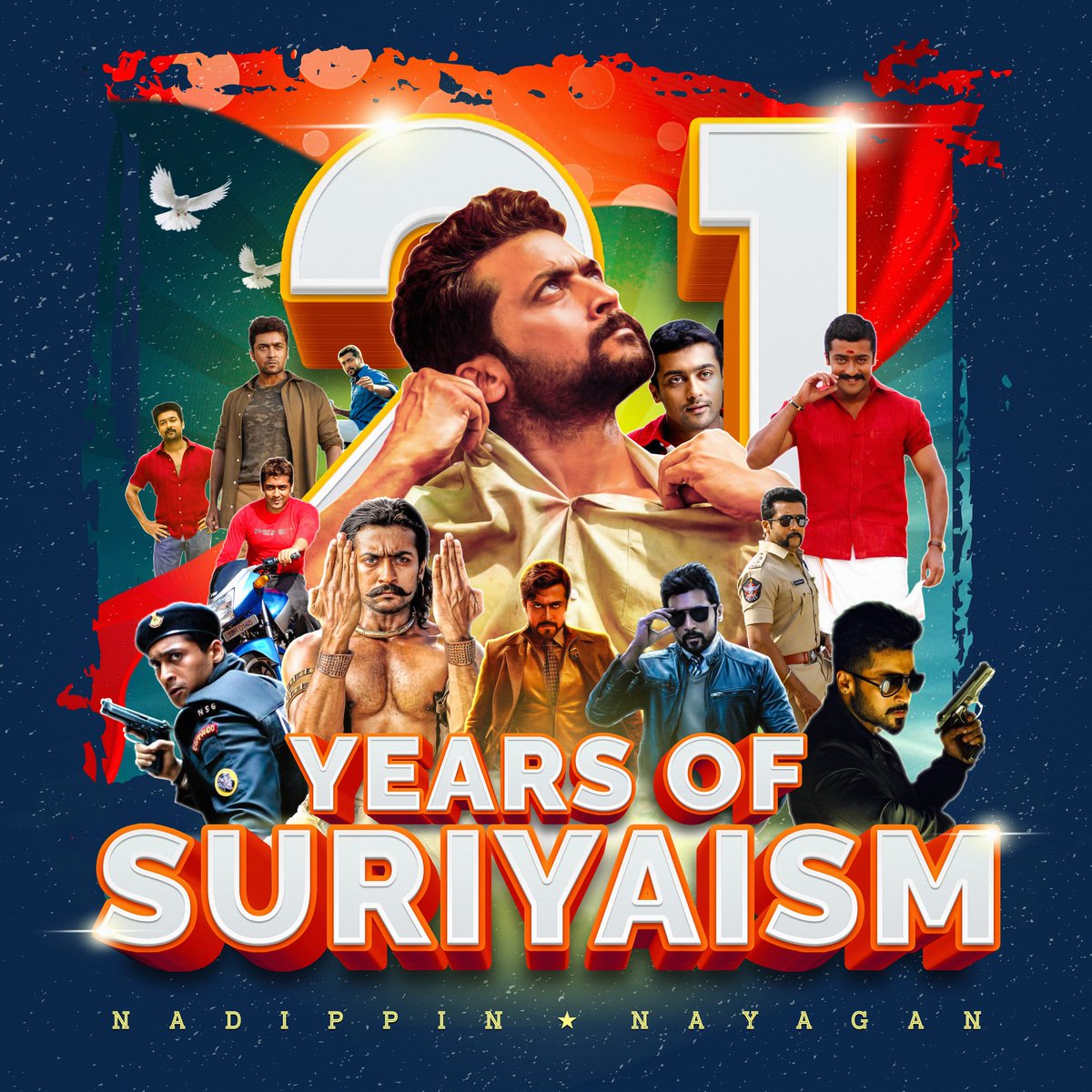 thala__Fan___'s tweet photo. 21 Years Of Awesomeness 😍!! 

From
1.Nerukku Ner 
To
35.Thaanaa Serndha Koottam

CDP Look Mass 👌🔥

Congrats @Suriya_offl Sir From Ajith sir fans ❤️

#21YearsOfSURIYAismCDP https://t.co/tUVls70jGv