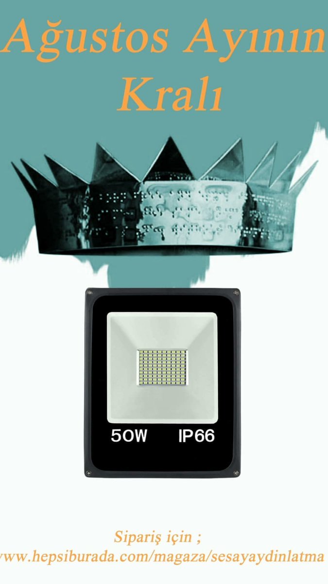 Sipariş için;  hepsiburada.com/sesay-led-aydi…