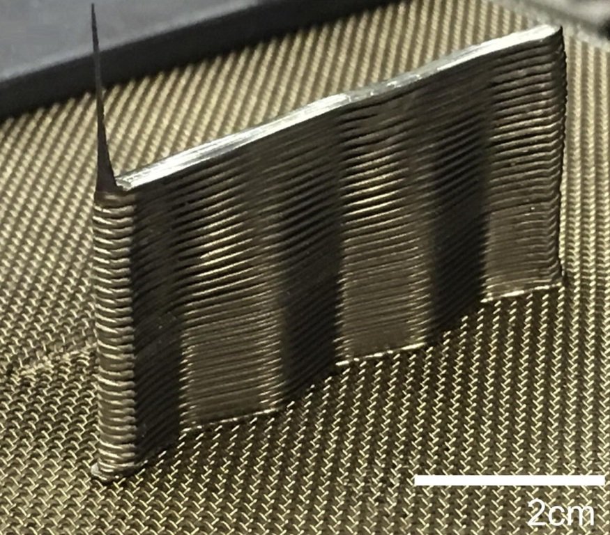 ElsevierNews's tweet photo. A new process fusing metallic filaments made from #bulkmetallicglass demonstrates that a simple 3D printer for metal is possible https://t.co/Xqopmwp2Cx Click the link to find out more in the #openaccess #research paper published in @MaterialsToday #3Dprinting https://t.co/wTp0HnevxS