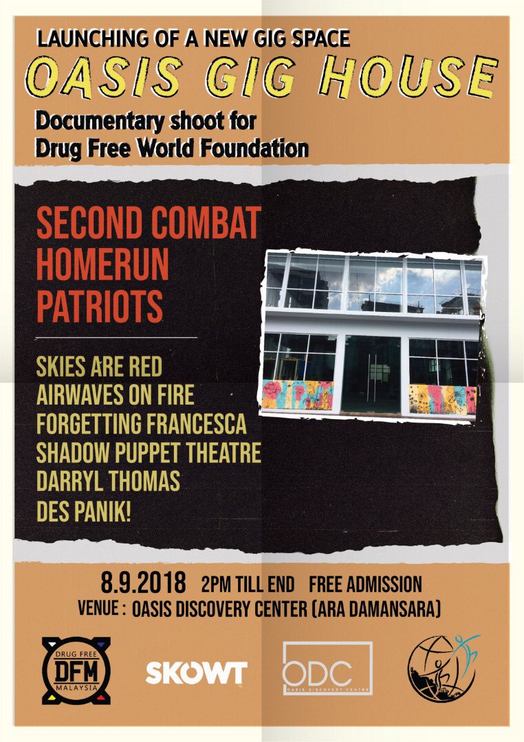 Support this weekend show its free admission and also its a new space for performing and art so save the date guys come , eat and have fun. Spread this love 🖤