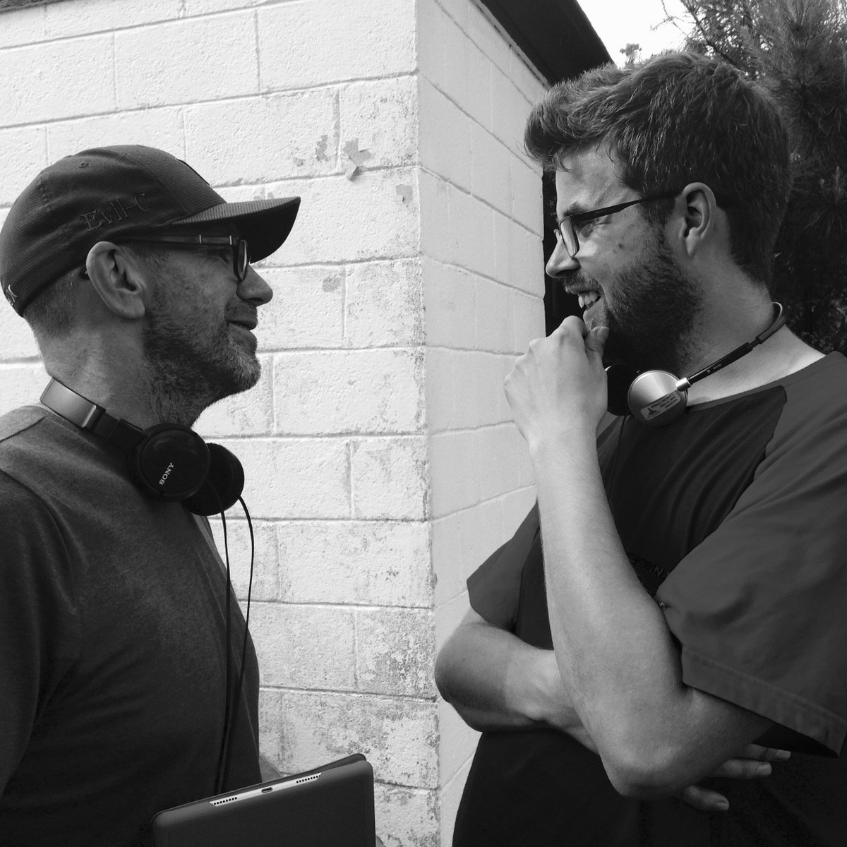 JamesEdBarker's tweet photo. #BheindTheScenes of #Mara, w/ Director @clive_tonge + writer #JonathanFrank + lead actress #OlgaKurylenko + costume designer Roger Forker @stardresser11 https://t.co/gCRpU5f6Oh